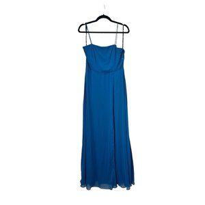 LOVELY Women's Long Dusk Blue Dress 12-R
